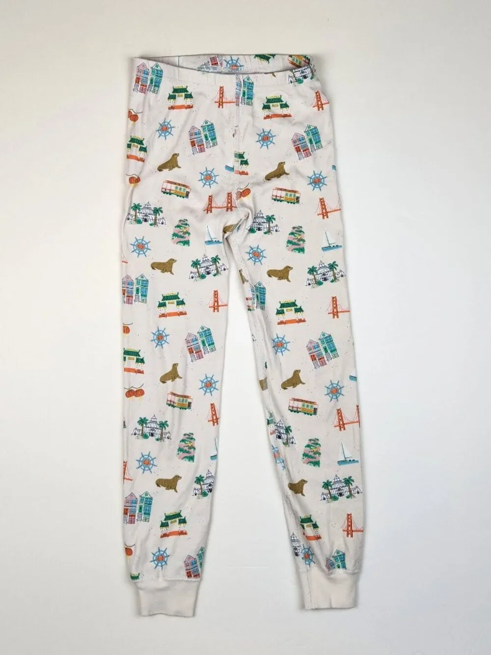 Smaller Things Goodnight San Francisco Pajama Pants sz 8